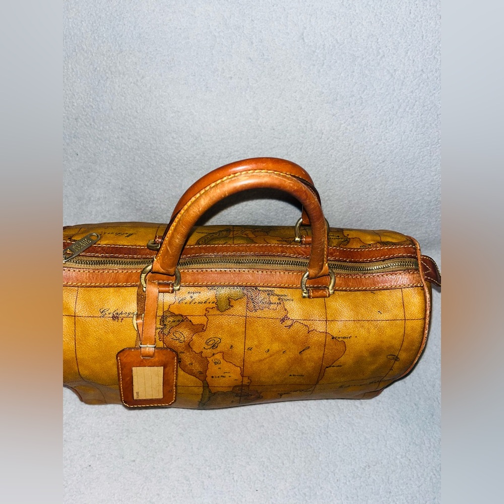Alviero Martini World Map  Boston Bag - Picture 11 of 14